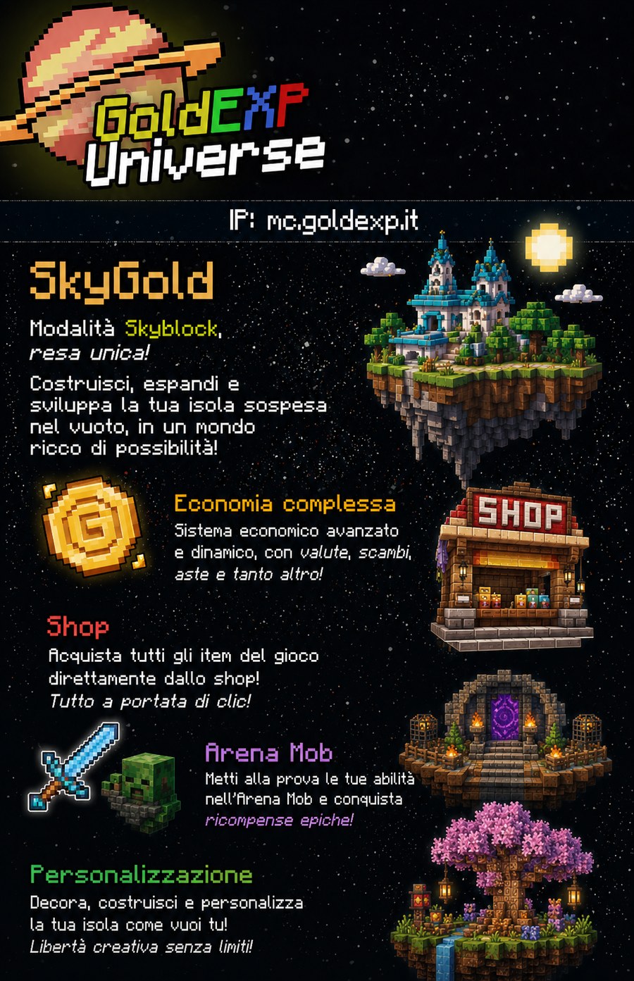 GoldEXP Universe SkyGold